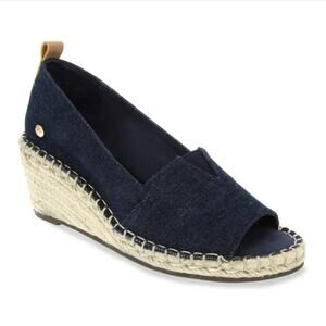 Gloria Vanderbilt Franklin Open Toe Espadrille Wedges